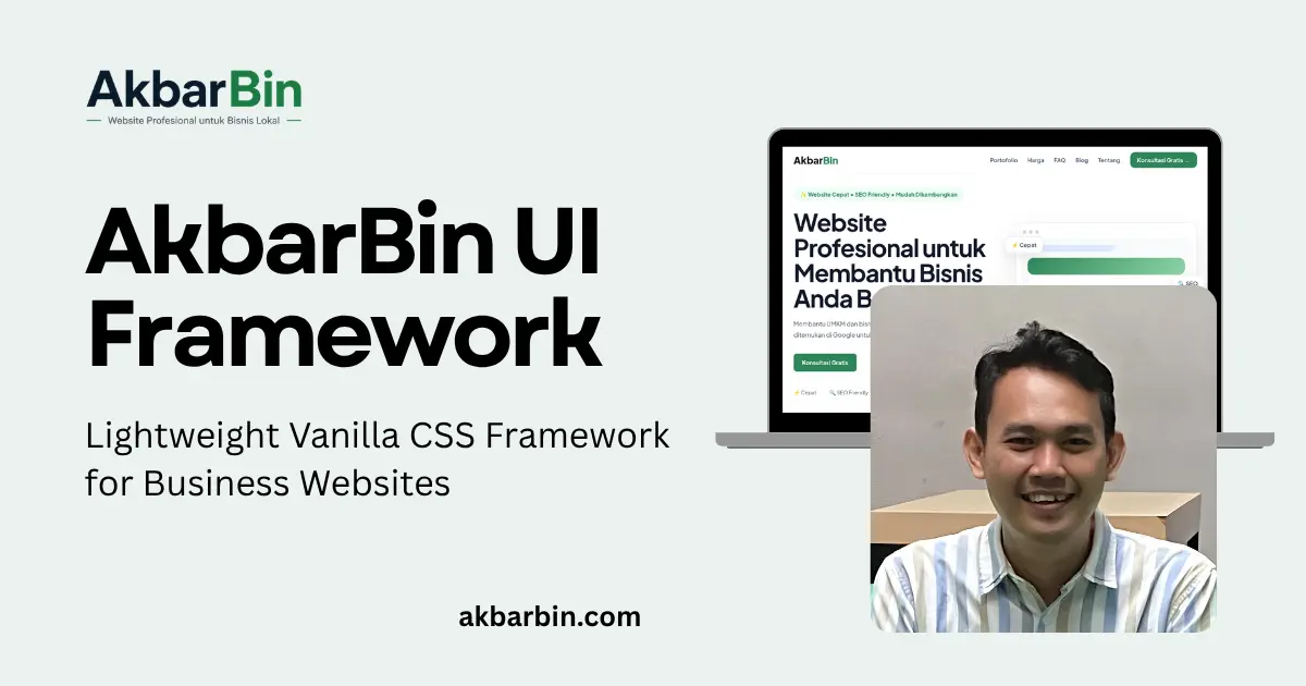Business website mockup